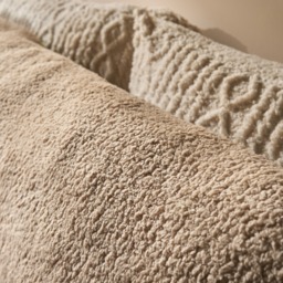 OHS Teddy Bolster Pillow - Natural - thumbnail 2