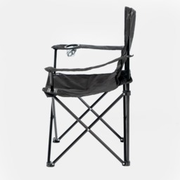 OHS Adults Foldable Camping Chair - Black - thumbnail 4