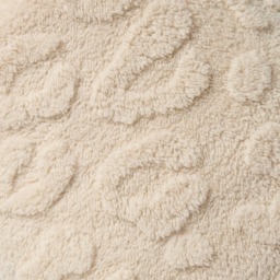 OHS Tufted Leopard Teddy Fleece Throw, Stone - 180 x 200cm - thumbnail 3