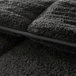 OHS Teddy Coverless 10.5 Duvet & Pillowcases, Charcoal - King - thumbnail 3