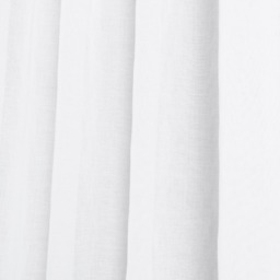 OHS Linen Look Slot Top Voile Curtains (Pair) - White - thumbnail 5