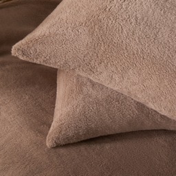 OHS Teddy Fleece Pillowcases - Natural - thumbnail 2