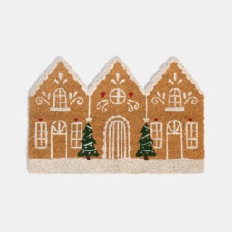 OHS Gingerbread House Coir Mat - Brown - thumbnail 3