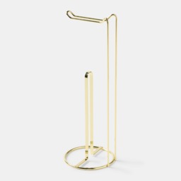 OHS Freestanding Toilet Roll Holder - Gold - thumbnail 2