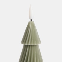 OHS 2 Pack LED Tree Candles - Green - thumbnail 5