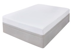 OHS Plain Cotton Deep Fitted Sheet, White - Super King - thumbnail 2