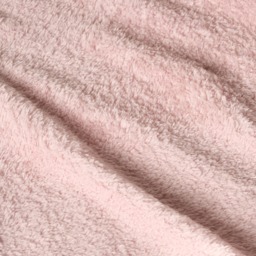 OHS Teddy Fleece Fitted Sheet, Blush Pink - Single - thumbnail 2