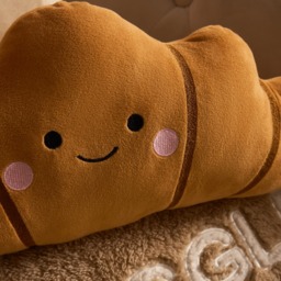 OHS Croissant Shape Cushion - Brown - thumbnail 2