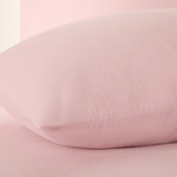 OHS Brushed Cotton Pillowcases, Blush - 2 Pack - thumbnail 2