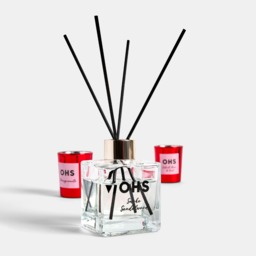 OHS Bow Print 100ml Diffuser with 2x Candles Set - Multi - thumbnail 3