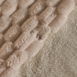OHS Waffle Fleece Duvet Cover Set, Cream - King - thumbnail 4
