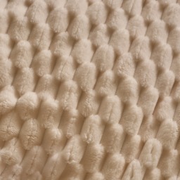 OHS Waffle Fleece Duvet Cover Set, Cream - King - thumbnail 5