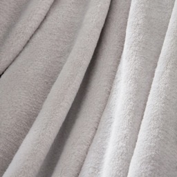 OHS Supersoft Throw, Silver Grey - 120 x 150cm - thumbnail 3