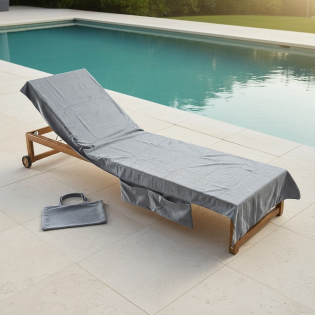 OHS Beach Towel In A Bag - Charcoal - image 1