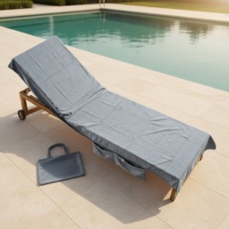 OHS Beach Towel In A Bag - Charcoal - thumbnail 2