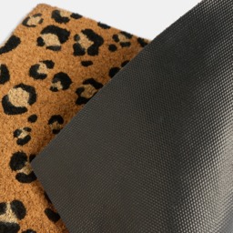 OHS Leopard Print Coir Mat - Natural - thumbnail 5