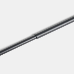 OHS 16mm Extendable Bow Curtain Pole, Black - 70-120cm - thumbnail 4