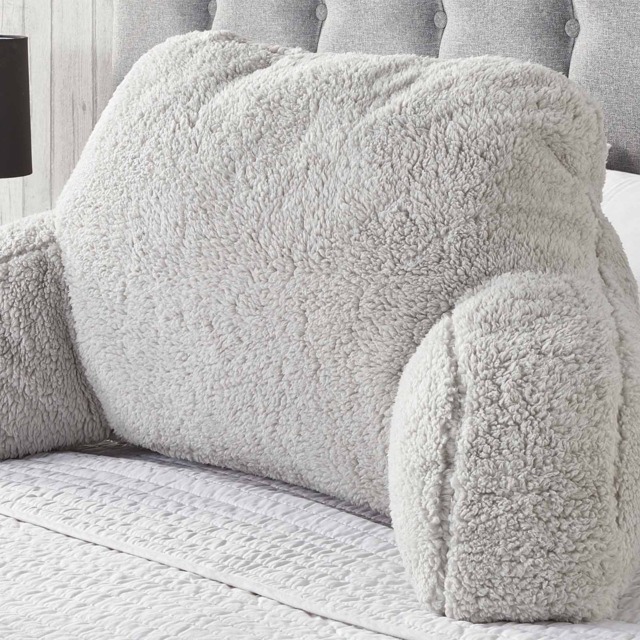 OHS Teddy Cuddle Cushion - Silver - image 1