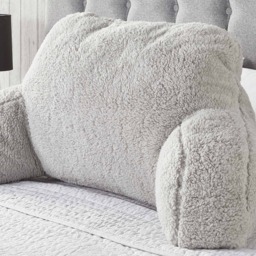 OHS Teddy Cuddle Cushion - Silver - thumbnail 1