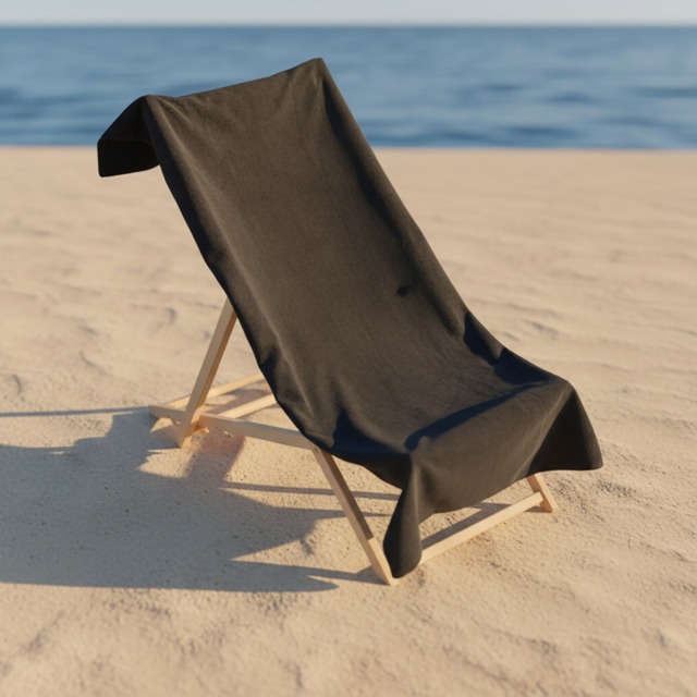 OHS Beach Towel - Black - image 1