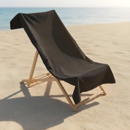OHS Beach Towel - Black - thumbnail 2
