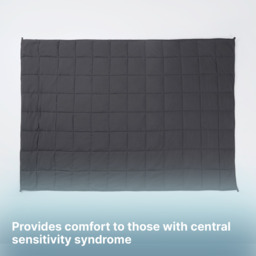 OHS Supersoft Weighted Blanket, Charcoal - 10kg - thumbnail 5