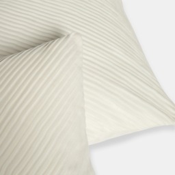 OHS 2 Pack Pleated Velvet Cushion Covers, Cream - 45 x 45cm - thumbnail 5