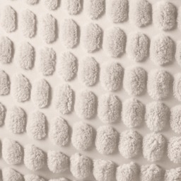 OHS 2 Pack Bobble Textured Cushion Covers, 45 x 45cm - Cream - thumbnail 3