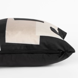 OHS Abstract Print Cushion Covers - Black & Neutral - thumbnail 5