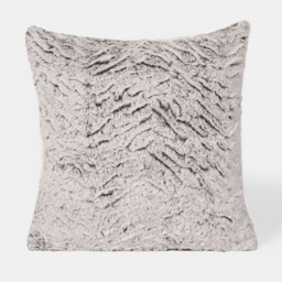 OHS 4 Pack Faux Fur Two Tone Cushion Covers - Natural - thumbnail 4