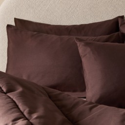 OHS Coverless 10.5 Tog Duvet Set, Coffee - Double - thumbnail 3
