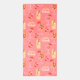 OHS Orange Spritz Beach Towel - Pink - thumbnail 4