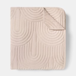 OHS Arches Quilted Throw - Natural - thumbnail 4