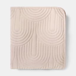 OHS Arches Quilted Throw - Natural - thumbnail 5