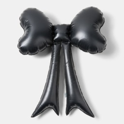 OHS Indoor/Outdoor Inflatable Hanging Bow Decoration - Black - thumbnail 4