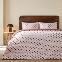OHS Polka Dot 10.5 Tog Reversible Coverless Set, Natural/Ivory - Double - thumbnail 4
