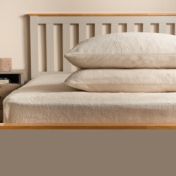 OHS Teddy Fleece Fitted Sheet, Cream - Double - thumbnail 3