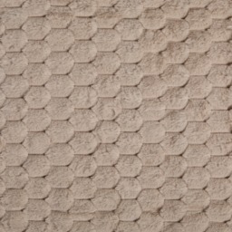 OHS Thick Faux Fur Waffle Throw - Natural - thumbnail 5
