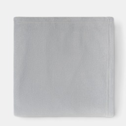 OHS Plain Fleece Throw, Mid Grey - 150 x 200cm - thumbnail 5