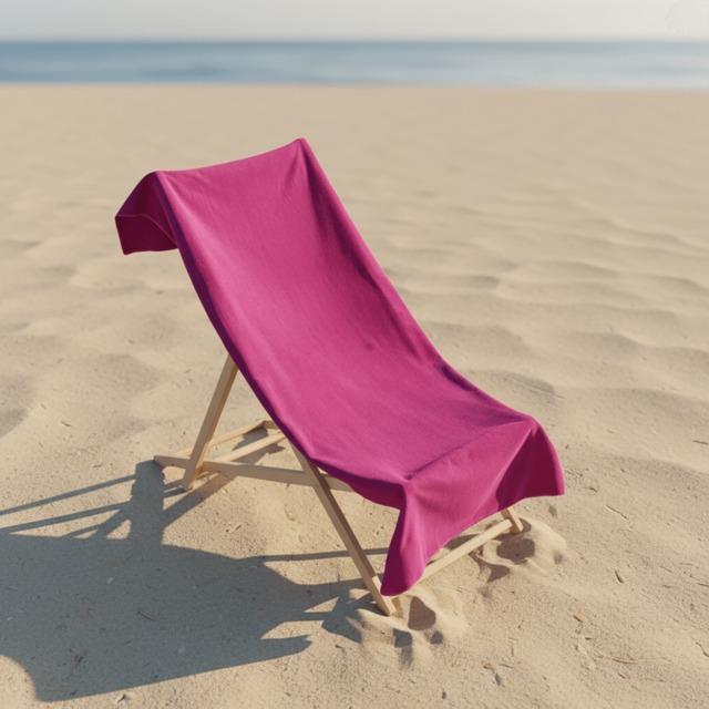 OHS Beach Towel - Magenta - image 1