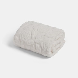 OHS Tufted Pumpkin Fleece Throw - Cream - thumbnail 3