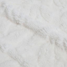 OHS Tufted Pumpkin Fleece Throw - Cream - thumbnail 5