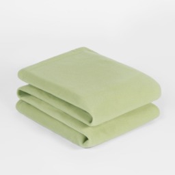 OHS Plain Fleece Throw, Sage - 120 x 150cm - thumbnail 3