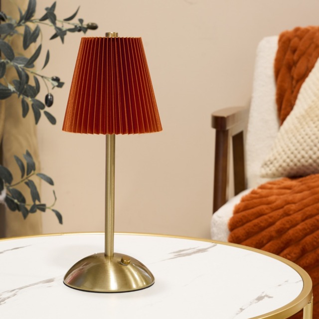 OHS Rechargeable Table Lamp - Rust - image 1