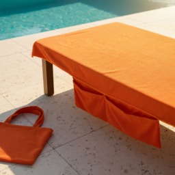 OHS Beach Towel In A Bag - Orange - thumbnail 3
