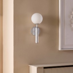 OHS Rechargeable Globe Wall Light - Silver - thumbnail 4