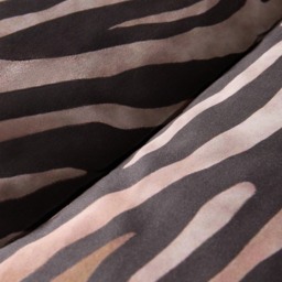 OHS Zebra Print Coverless 10.5 Tog Duvet Set, Natural - Double - thumbnail 3