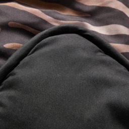 OHS Zebra Print Coverless 10.5 Tog Duvet Set, Natural - Double - thumbnail 4