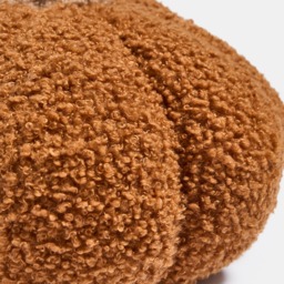 OHS Boucle Pumpkin Doorstop - Burnt Orange - thumbnail 5