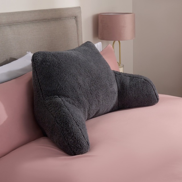 OHS Teddy Cuddle Cushion - Charcoal - image 1